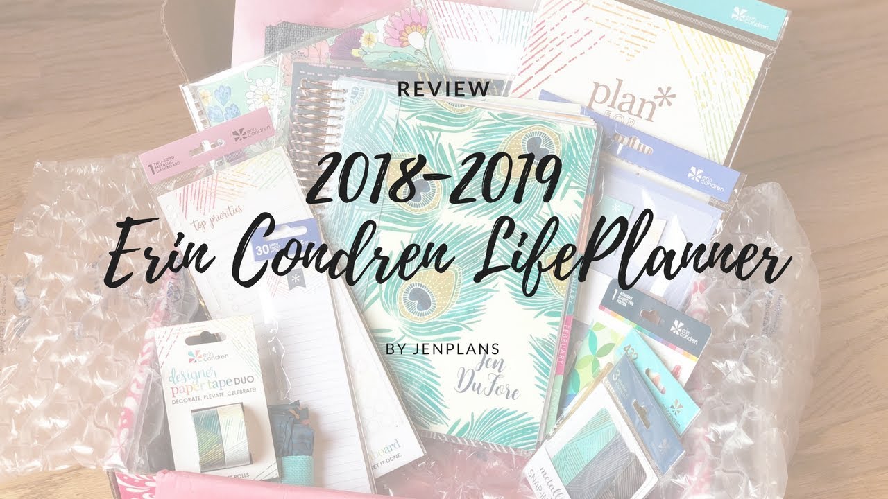 REVIEW | 2018-2019 Erin Condren LifePlanner and Accessories