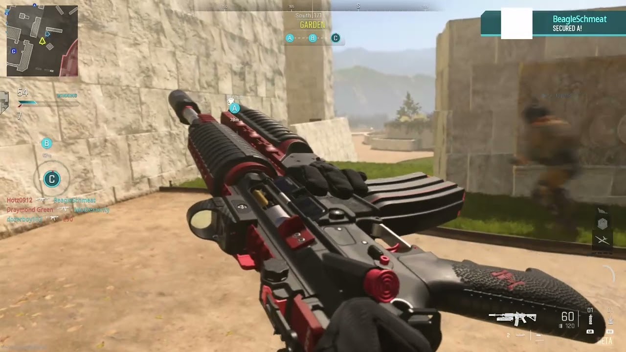 secret MW2 BETA weapon inspect (unbarrel launcher)