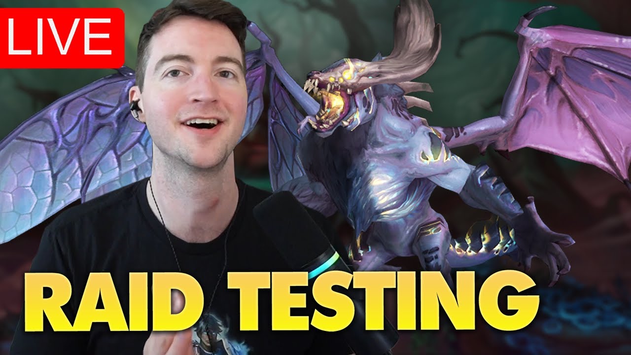 Beta Mythic Raid Testing!  | Shirts / UI in description