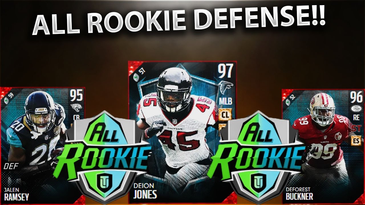ALL ROOKIE DEFENSE PLAYERS!! ELITE DEFENSIVE ROOKIE PULL!! - Madden Ultimate Team 17