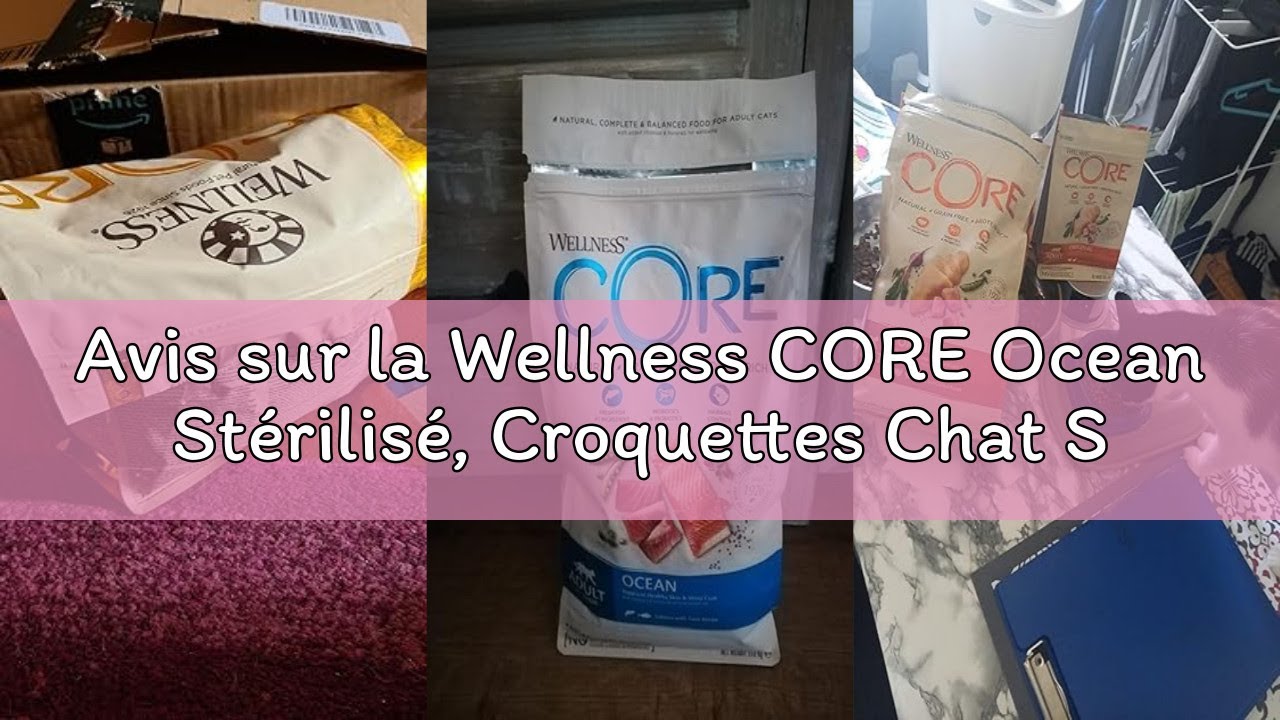 Avis sur la Wellness CORE Ocean Stérilisé, Croquettes Chat Stérilisé, 100% Naturelles, Hypoallergéni