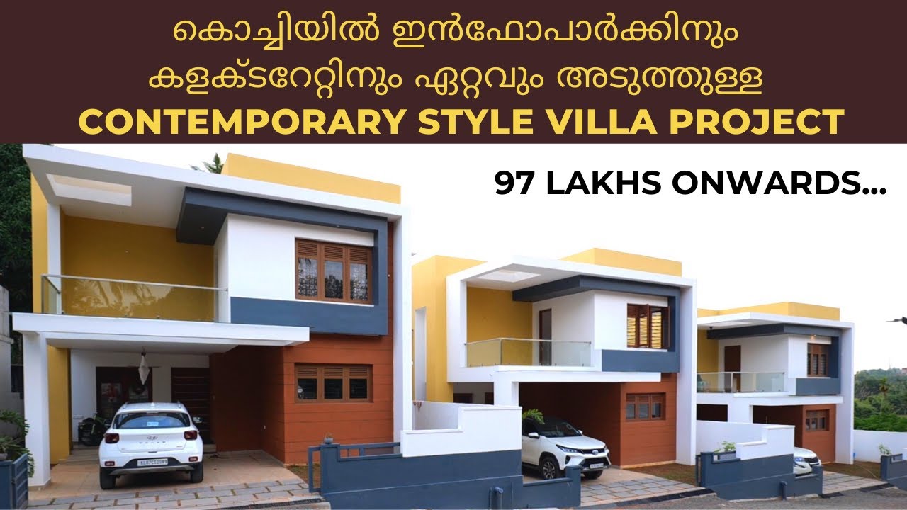 Luxury Villas For Sale In Kochi - Near InfoPark & Collectorate | 97 Lakhs Onwards...