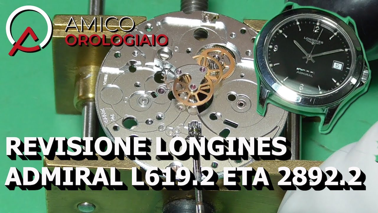 Revisione Longines Admiral L619 2 ETA 2892 2