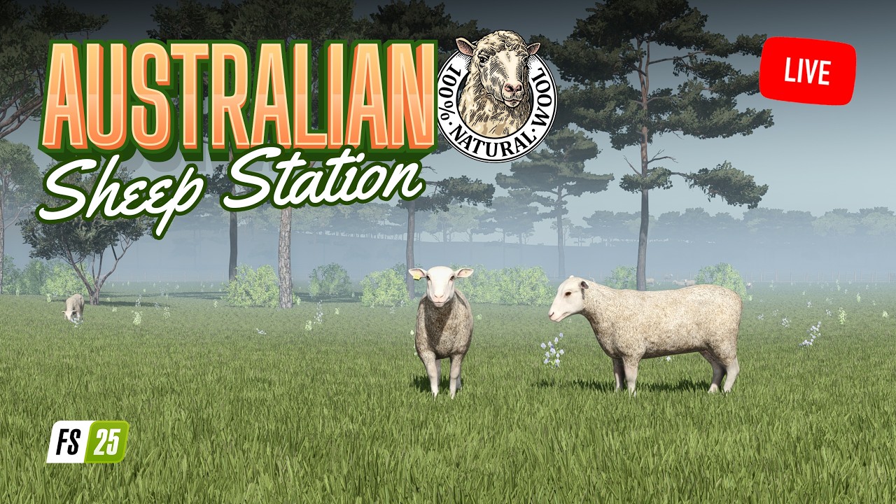 🔴 LIVE - Starting a MASSIVE Sheep Station on Nulla Creek 16x
