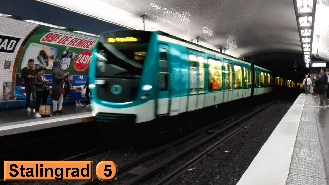 Сталинград | линия 5 : Парижский метрополитен ( RATP MF01 )