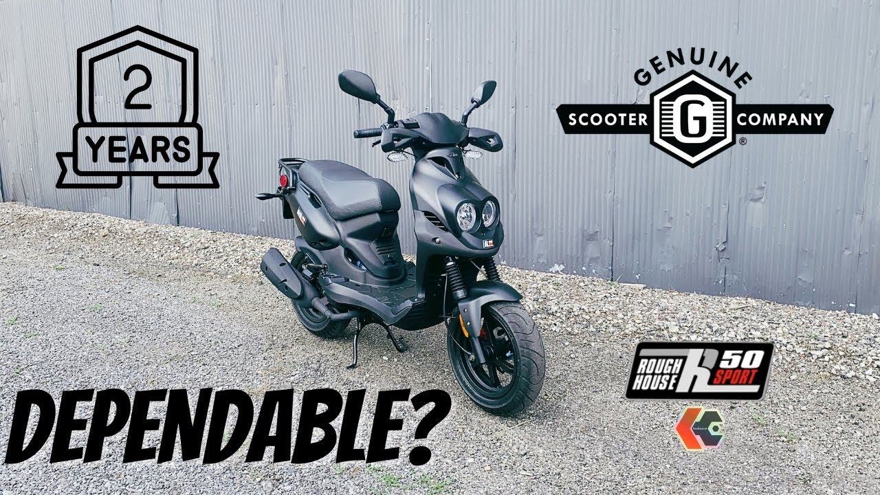 2 года с 2-тактным скутером Roughhouse 50cc от Genuine Scooter Company R50
