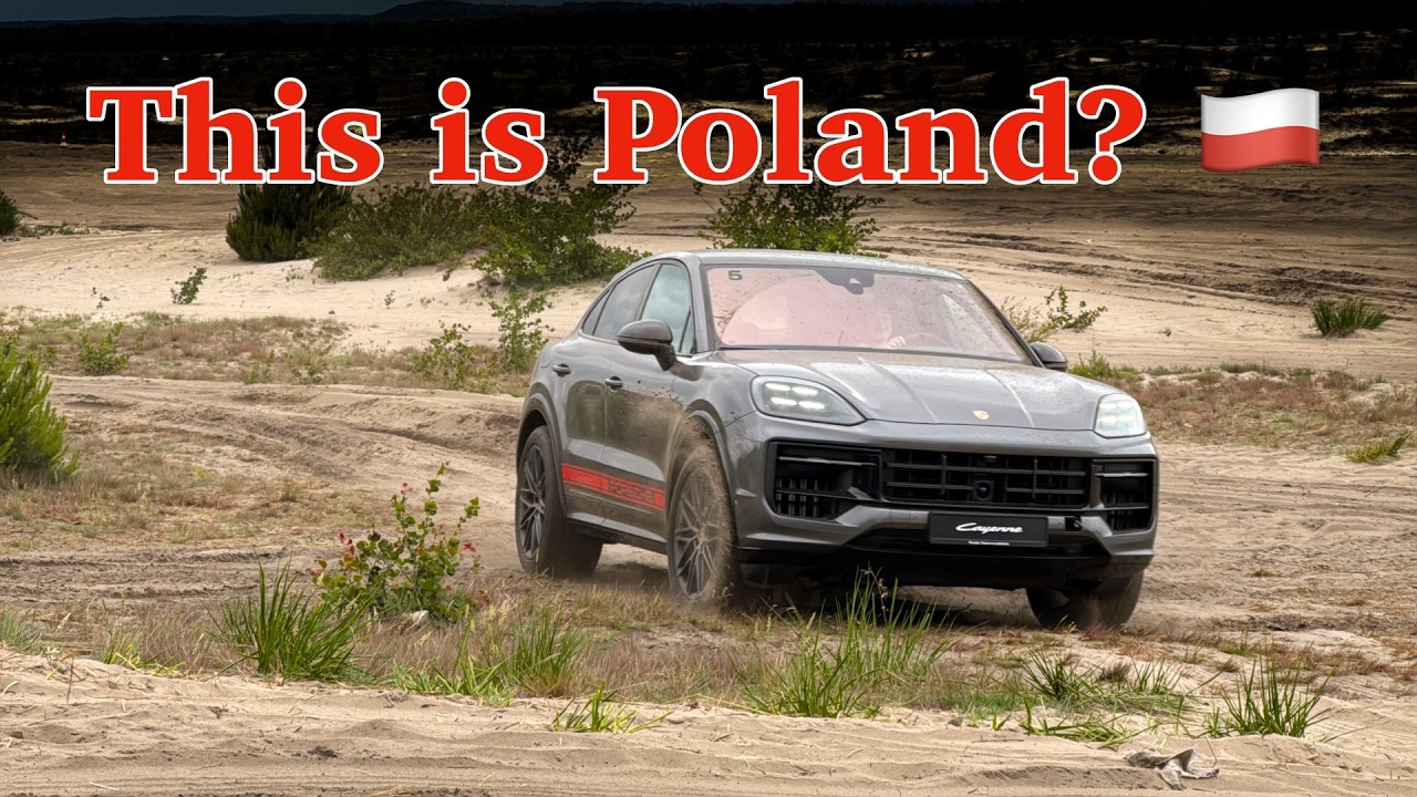 Наблюдение за автомобилями в единственной пустыне Европы?! 🇵🇱 Внедорожные Porsche в Польше