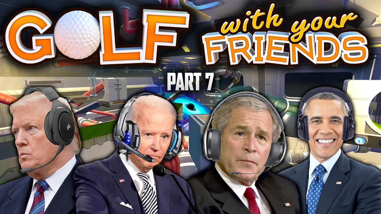 US Presidents Play Golf With Your Friends (Part 7)