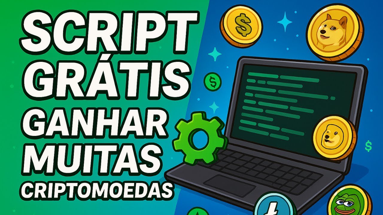 🎯 Script GR&Aacute;TIS para Ganhar MUITAS Criptomoedas Todos os Dias  Faucet Autom&aacute;tica 2025