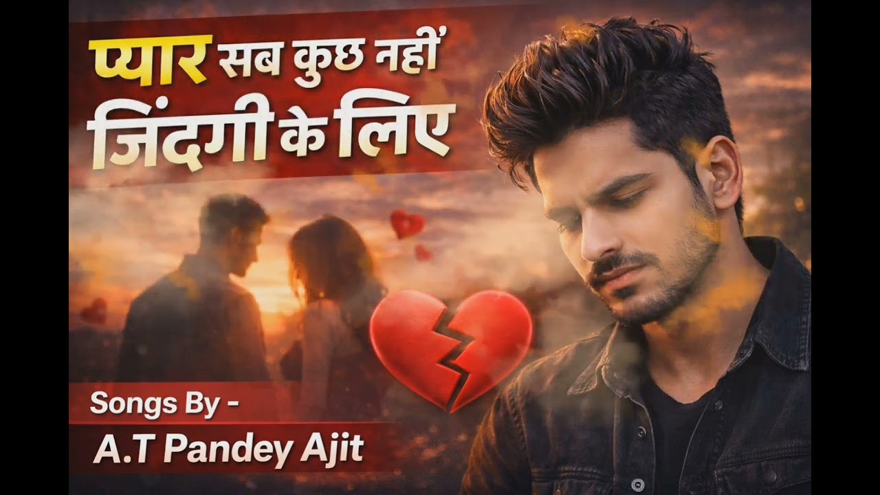 💔 प्यार सब कुछ नहीं ज़िंदगी के लिए 💔Song By-A..T Pandey Ajit 