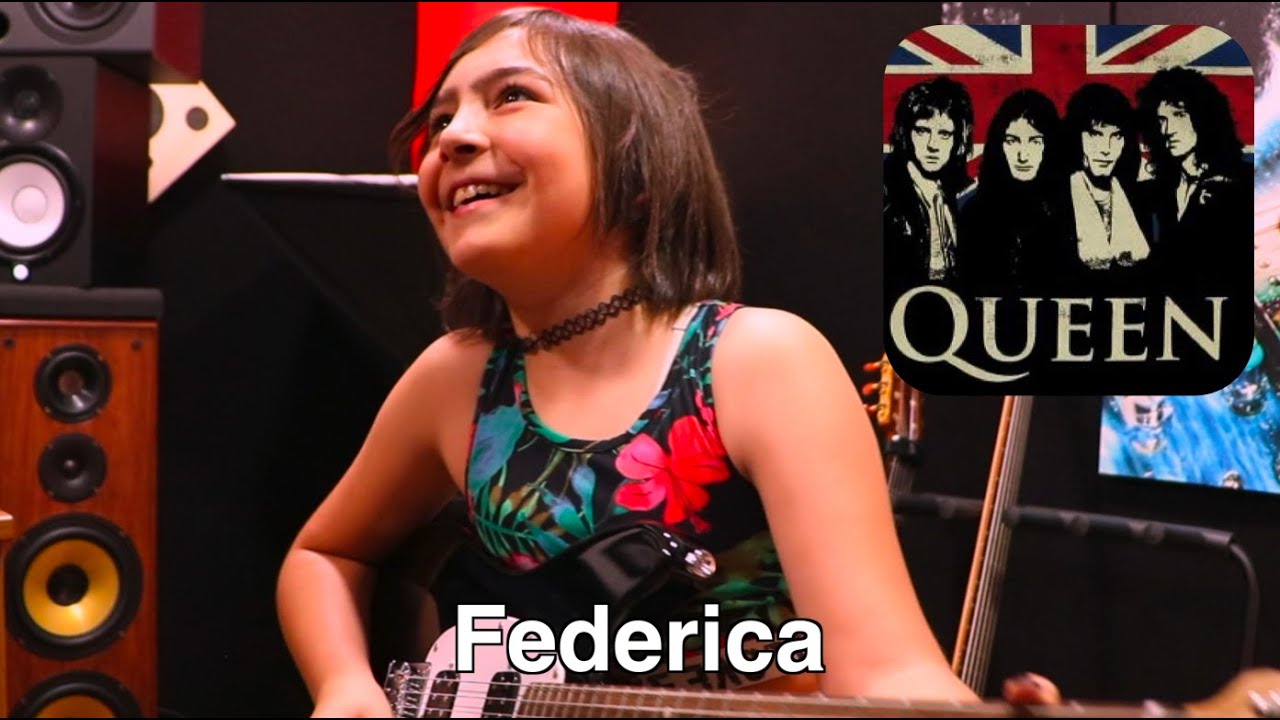 FEDERICA - rivisitazione/guitar cover - CRAZY LITTLE THING CALLED LOVE (QUEEN)
