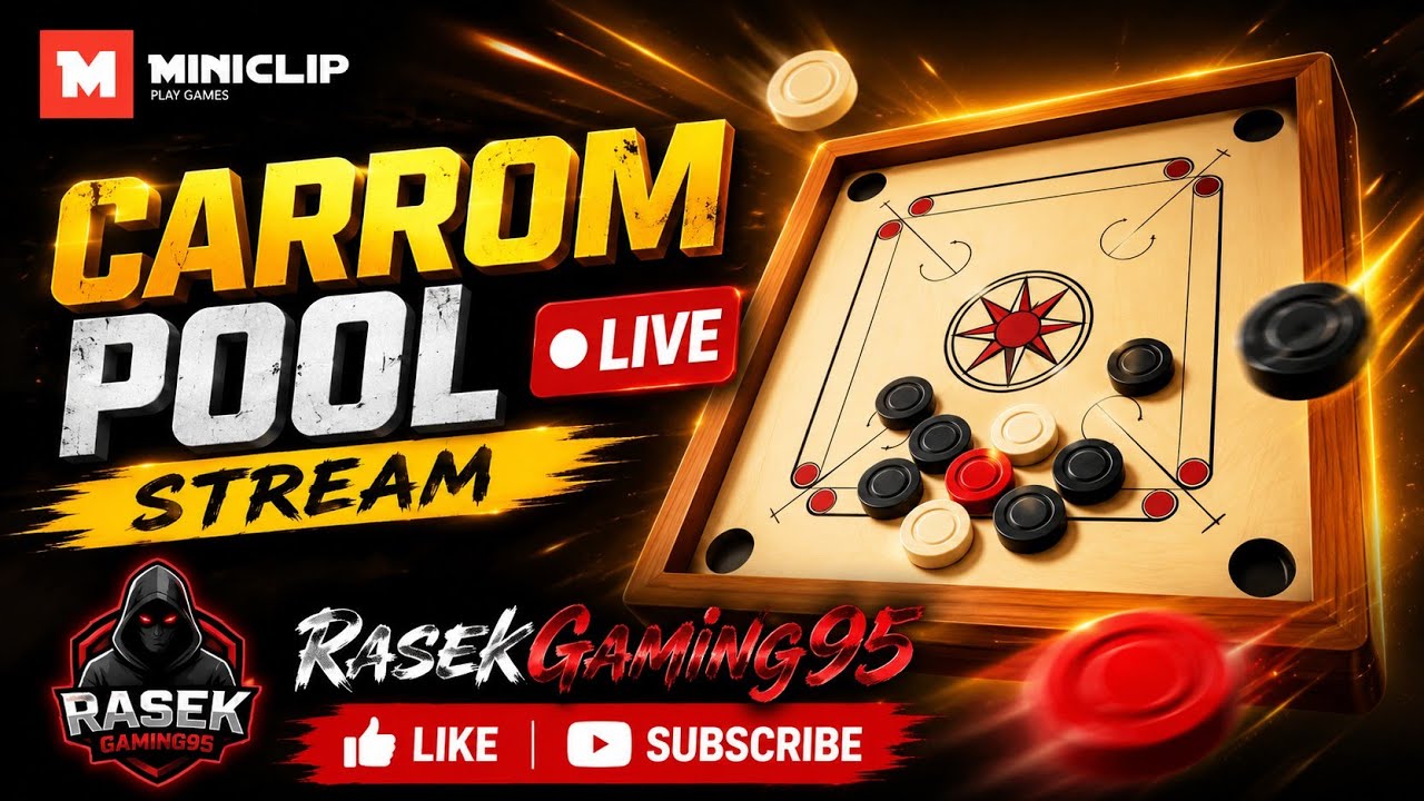 Carrom pool Disc game 🎮🎯🧠🎯 #trending #carrom #live #livestream #viral #video 