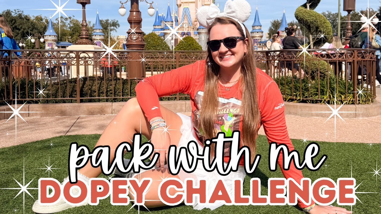 PACK WITH ME | runDisney DOPEY CHALLENGE 2026 | Marathon Weekend | What to pack for runDisney