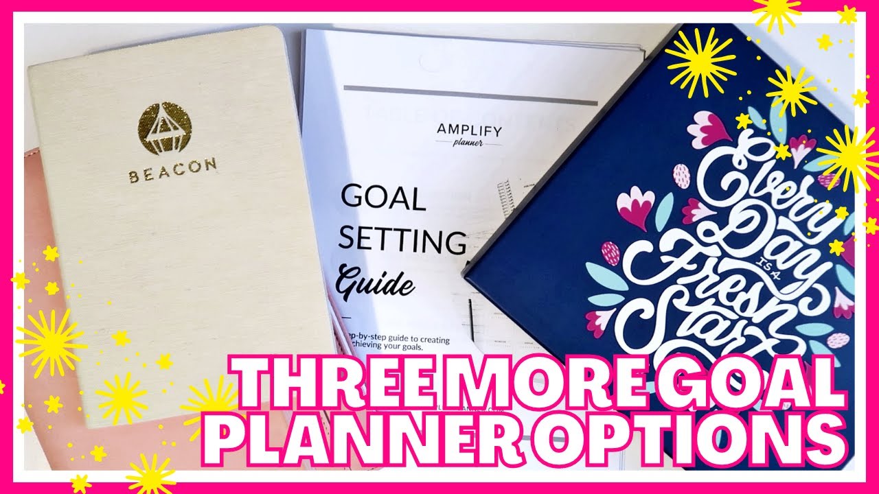 MORE 2023 GOAL PLANNER REVIEWS | ORGANIZED HQ, AMPLIFY, AND BEACON