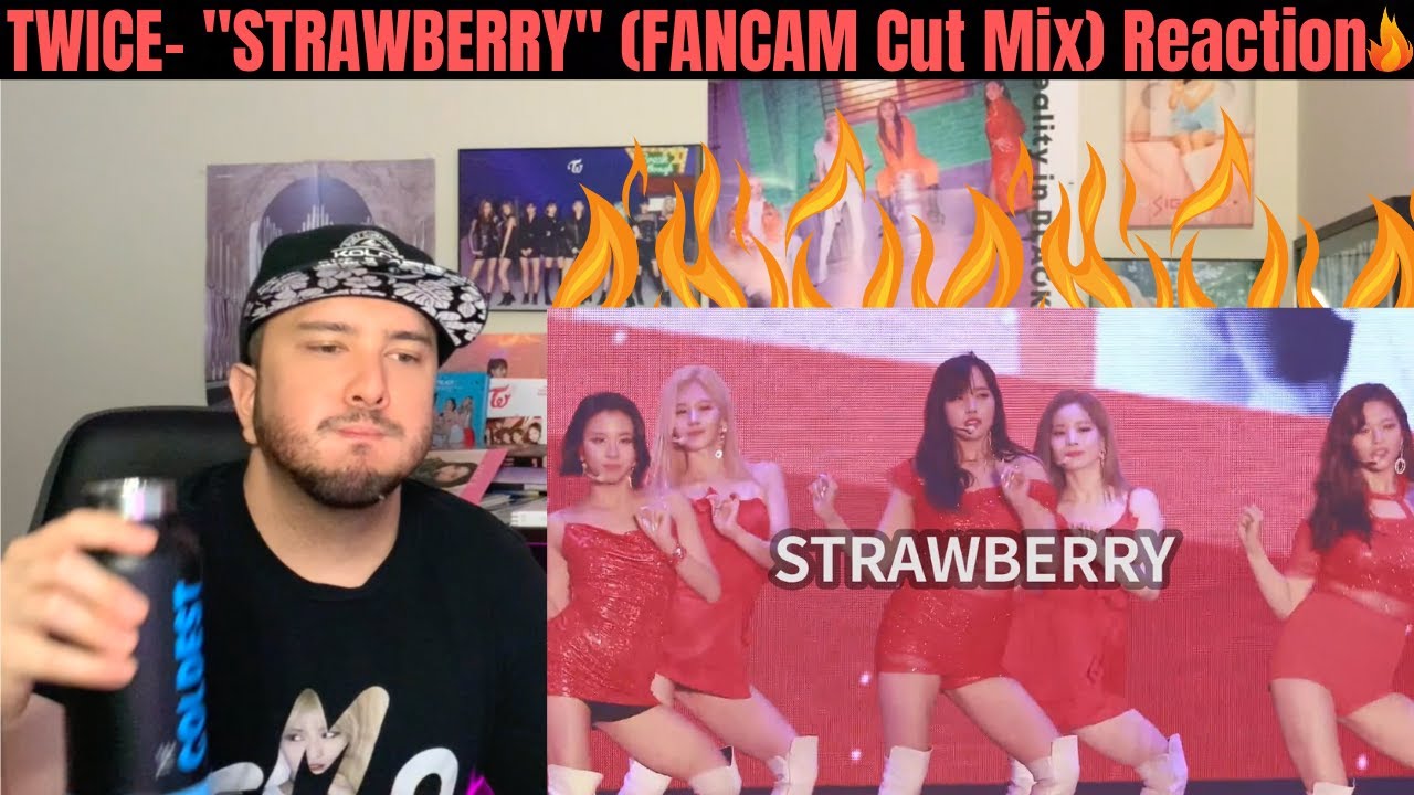 TWICE - "STRAWBERRY" (FANCAM Cut Mix) Reaction!