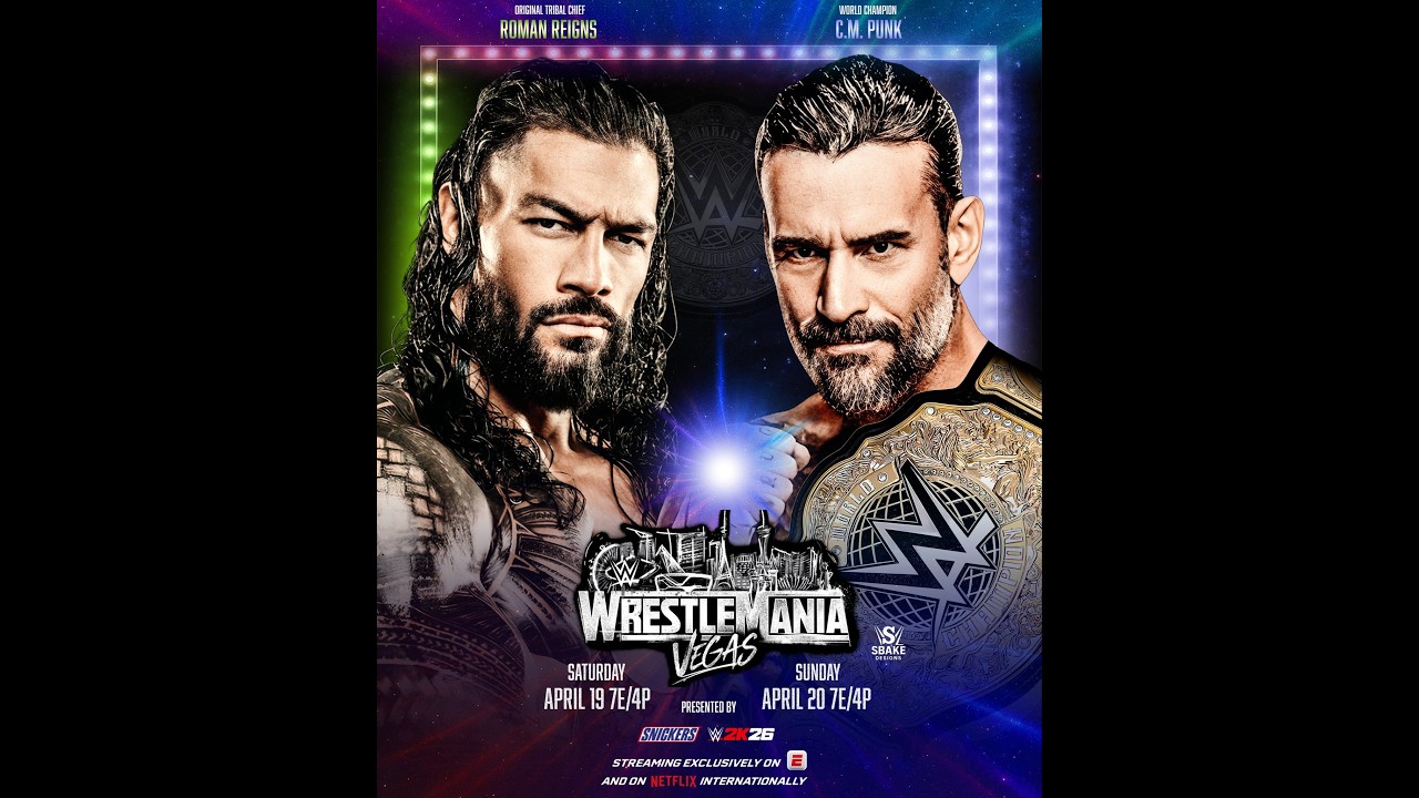Roman Reigns vs CM Punk – WrestleMania 42 World Title Match FULL SHOWDOWN!