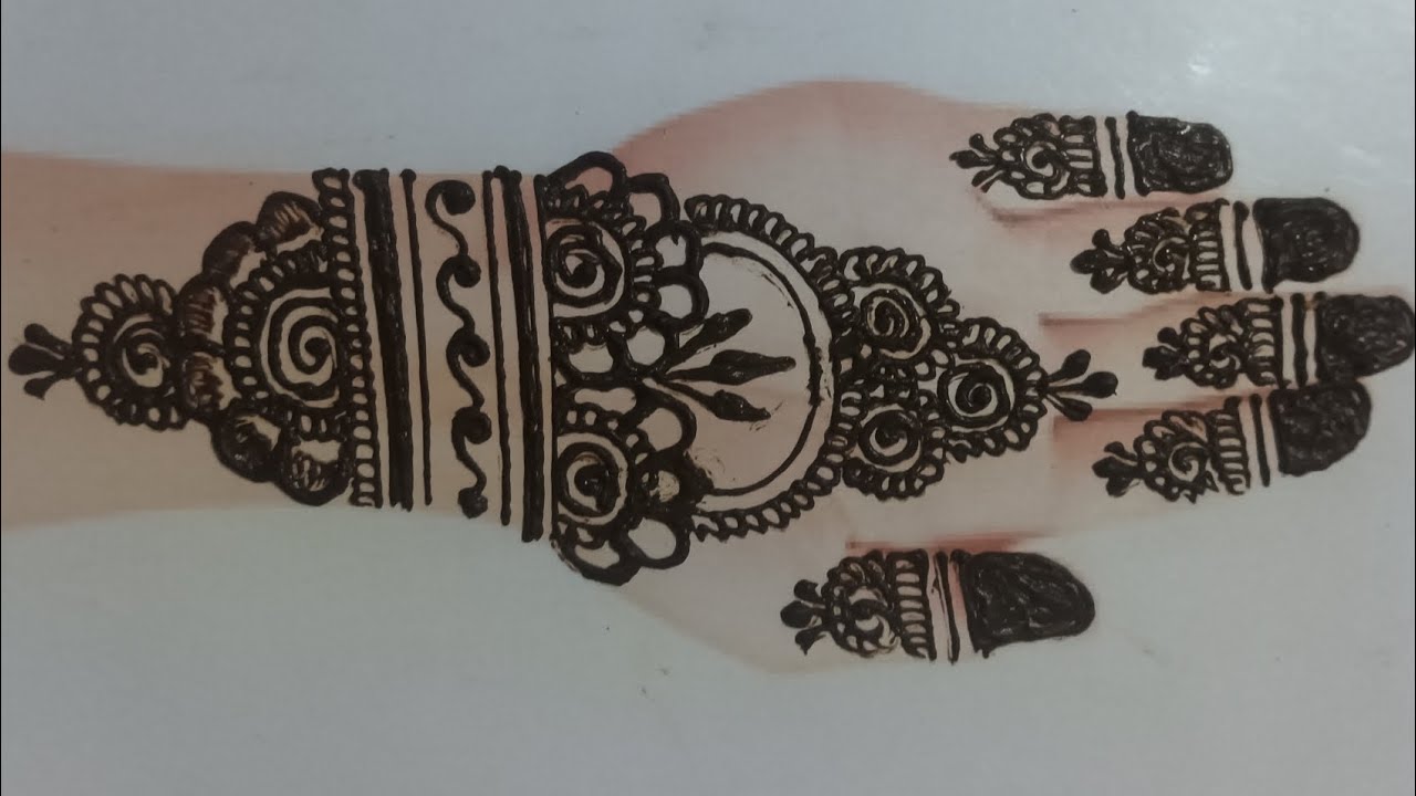  Very beautiful stylish mehndi design| mehndi design#mehndi #easymehndi #simplemehndi #hennadesign 