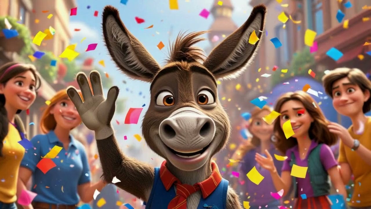 🎵 Bubu the Donkey – Funny and Sweet Song for Kids 🐴🎸🍰