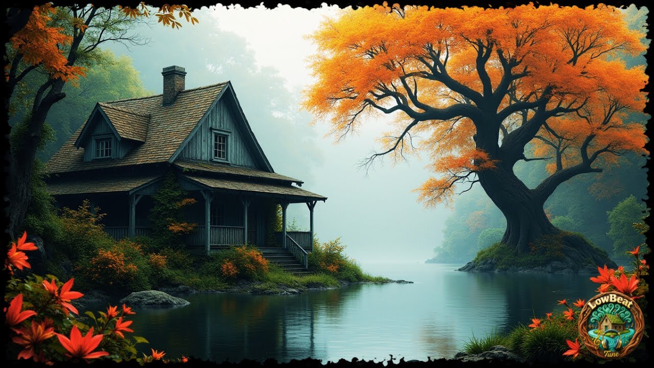 Piano Under Falling Leaves 🎹 | Beautiful Relaxing Music for Autumn Evenings | LowBeat Tune 🍁