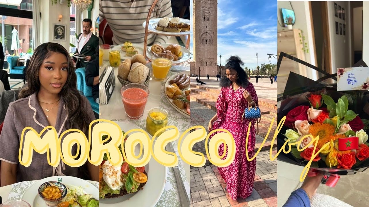 TRAVEL VLOG MOROCCO 🇲🇦 : LA MÔME M'A DEÇU + MR E MA OFFERT DES ROSES + MARRAKECH BY NIGHT (PART 2)