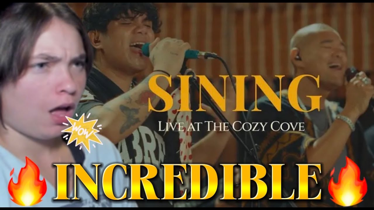 Dionela - sining ft. Jay R MV + SINING (Live at The Cozy Cove)|REACTION