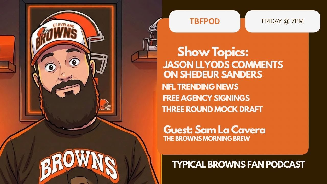 BROWNS FREE AGENCY SIGNINGS, JASON LLYOD, THREE ROUND MOCK