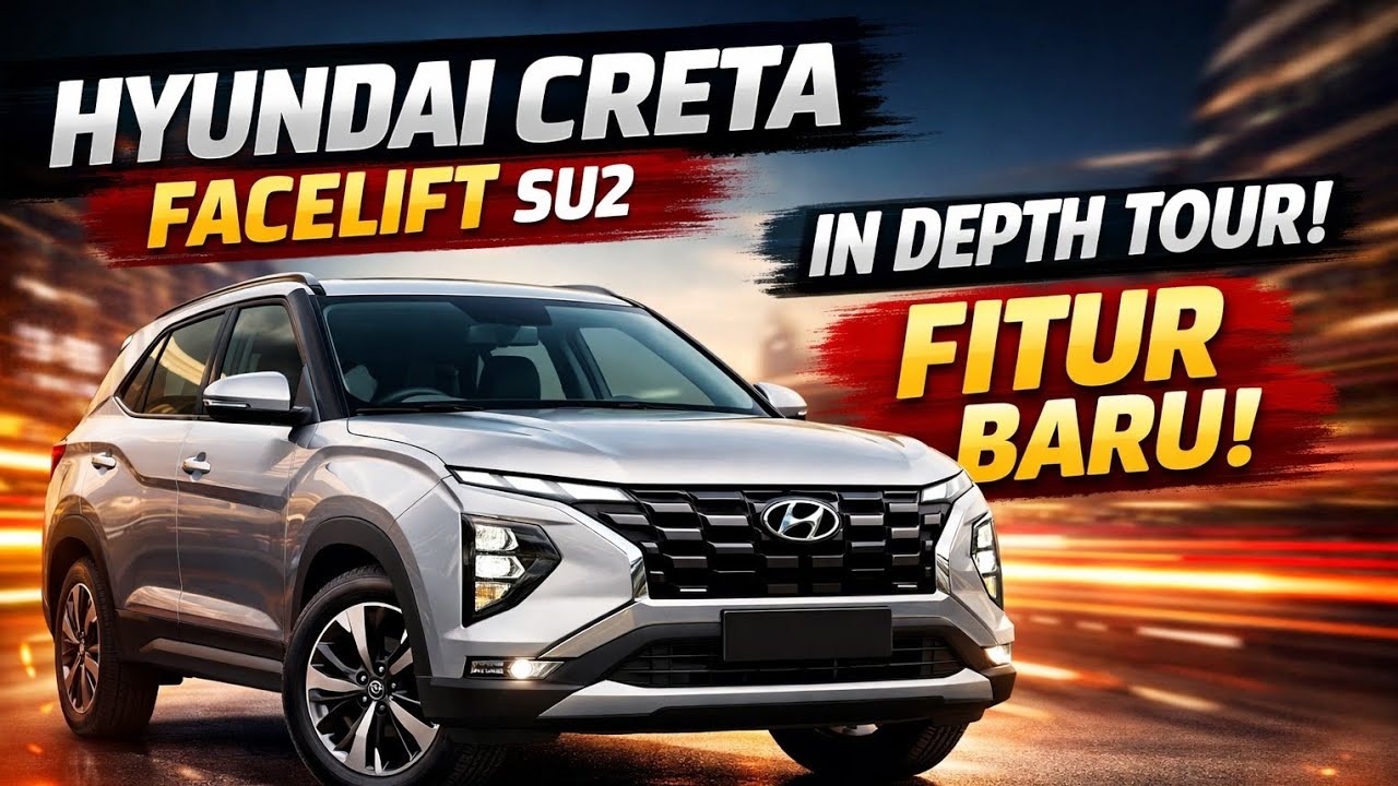 🔥 In Depth Tour Hyundai Creta Alpha [SU2] Facelift Indonesia | Fitur Baru, Interior & Eksterior!