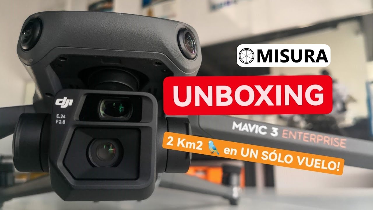 [UNBOXING 2025]🐦 DJI Mavic 3 Enterprise RTK 👉 2 Kilómetros Cuadrados en un solo VUELO!