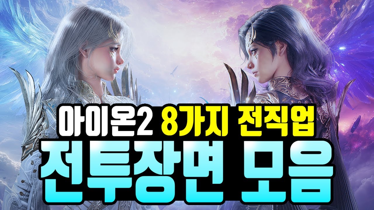 [아이온2] 8가지 전직업 전투장면 모음