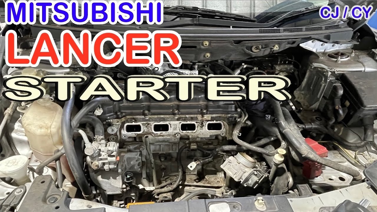 STARTER REPLACED in more than 13 minutes MITSUBISHI LANCER