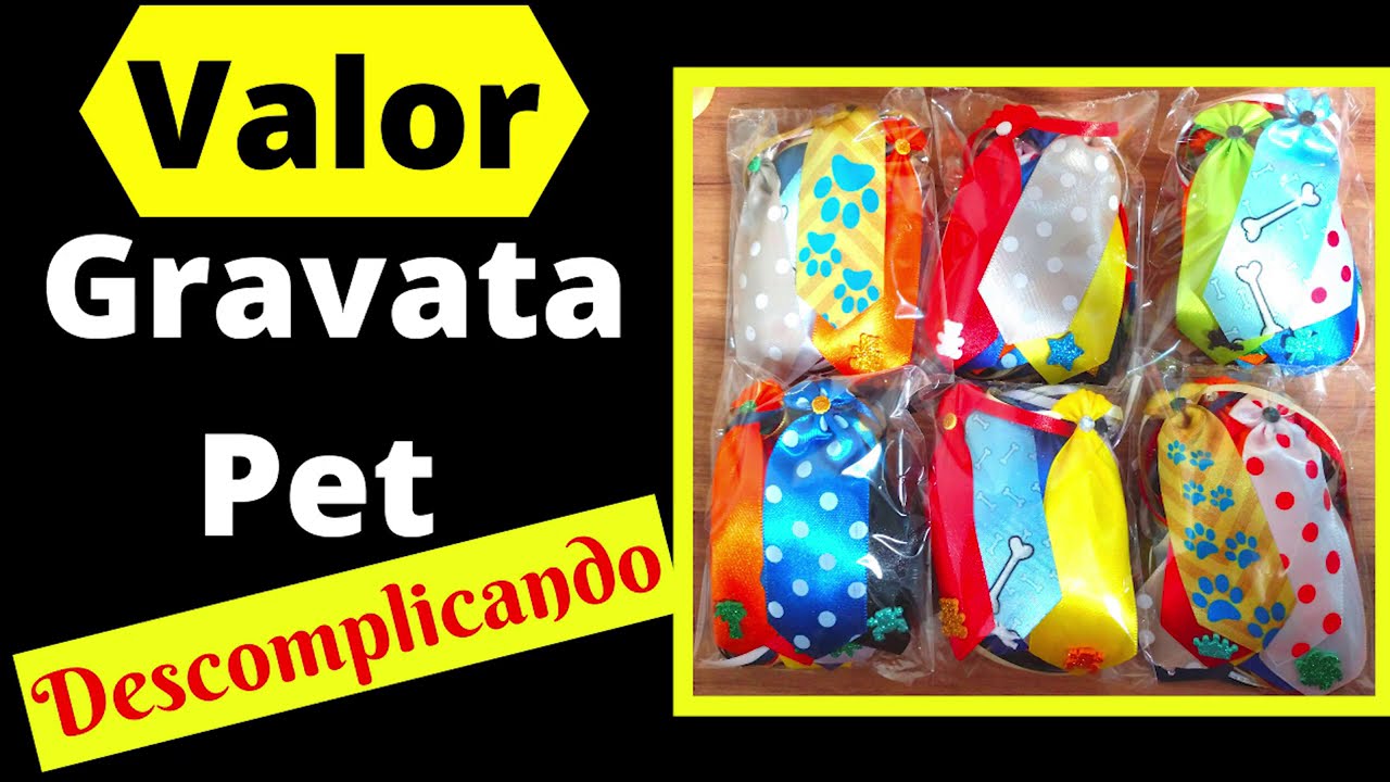 Como Colocar Valor Em Gravata Pet | Jeito Fácil