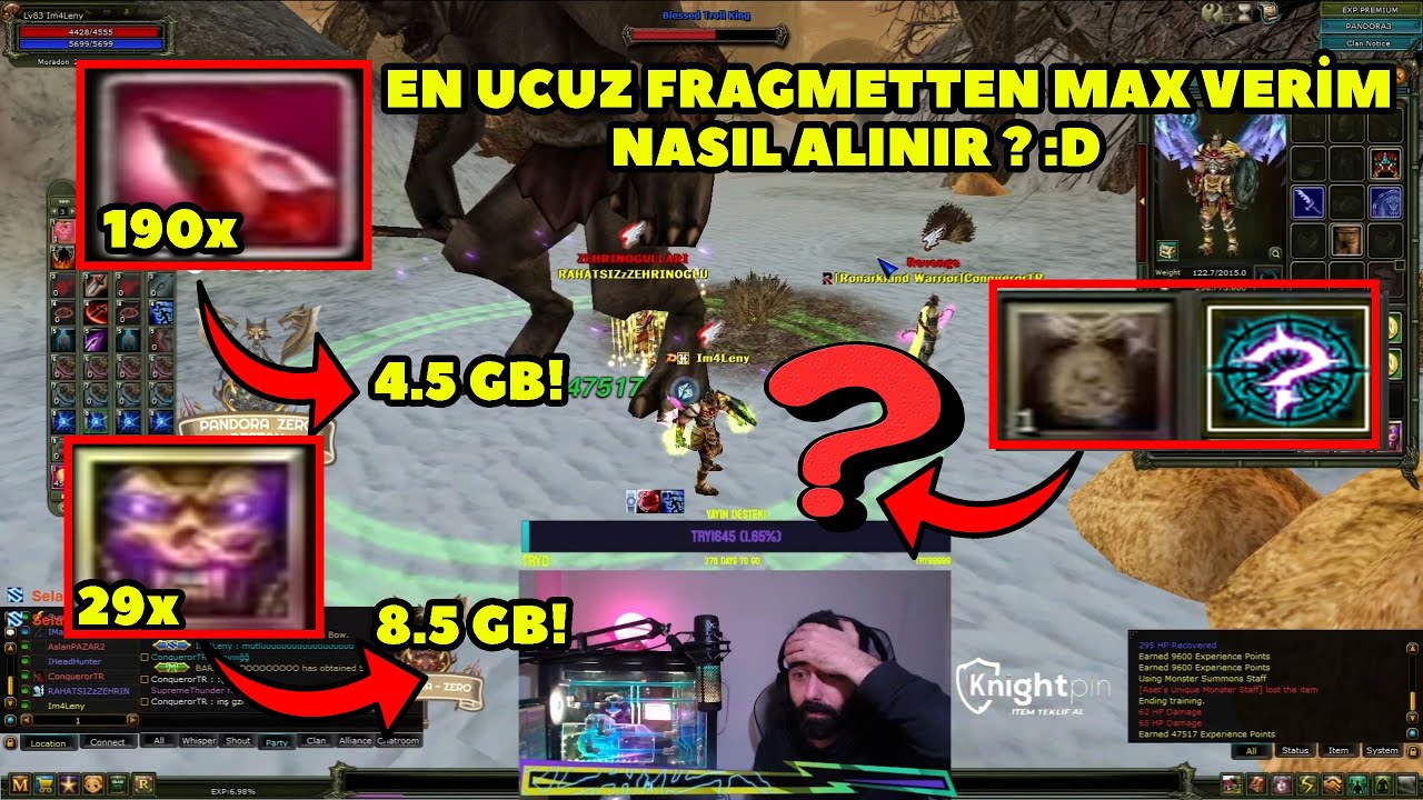 im4Leny - (Pandora) 190 Adet Fragment, 29 Adet MSS ve Draki Pendant Basıyor  ! Knight Online