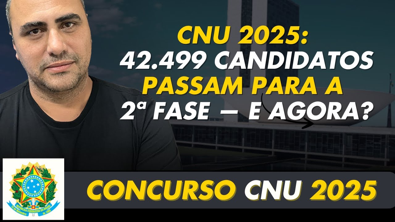 Saiu o resultado! Veja quem avançou para a prova discursiva do CNU 2025!