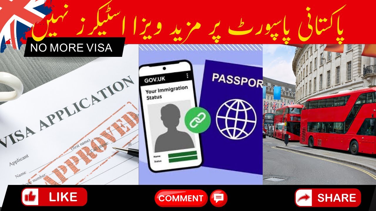 UK Visa Update 2025: eVisa Replaces Sticker Visa for Pakistanis