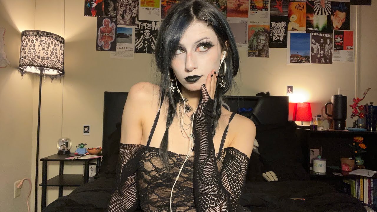 asmr- goth girl MIGHT have a little crush on you 😉