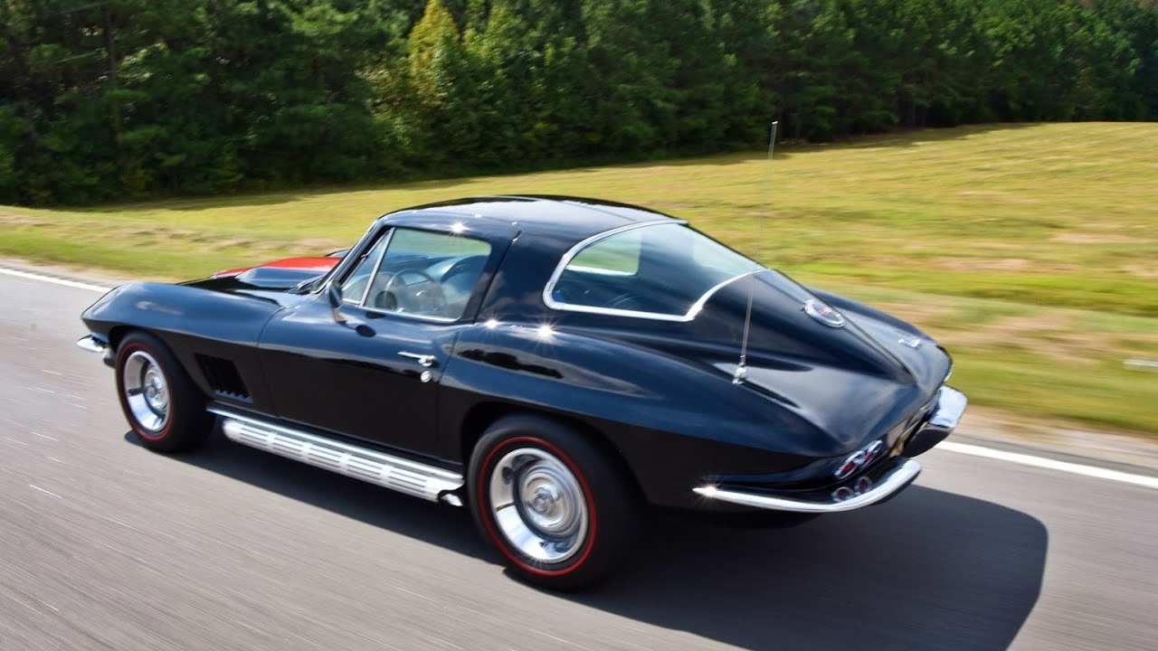 Driving an all-original 1967 Corvette Stingray side pipe 4-speed coupe
