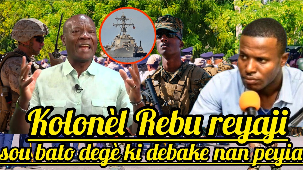 Mèkredi 4Fevrye😱Kolonèl Himmler Rebu fenk Reyaji sou Bato militè Ameriken ki debake nan peyi dayiti.