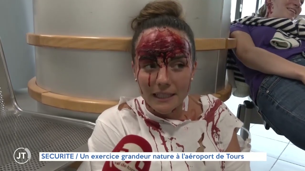 Attentats : un exercice grandeur nature à l'aéroport de Tours