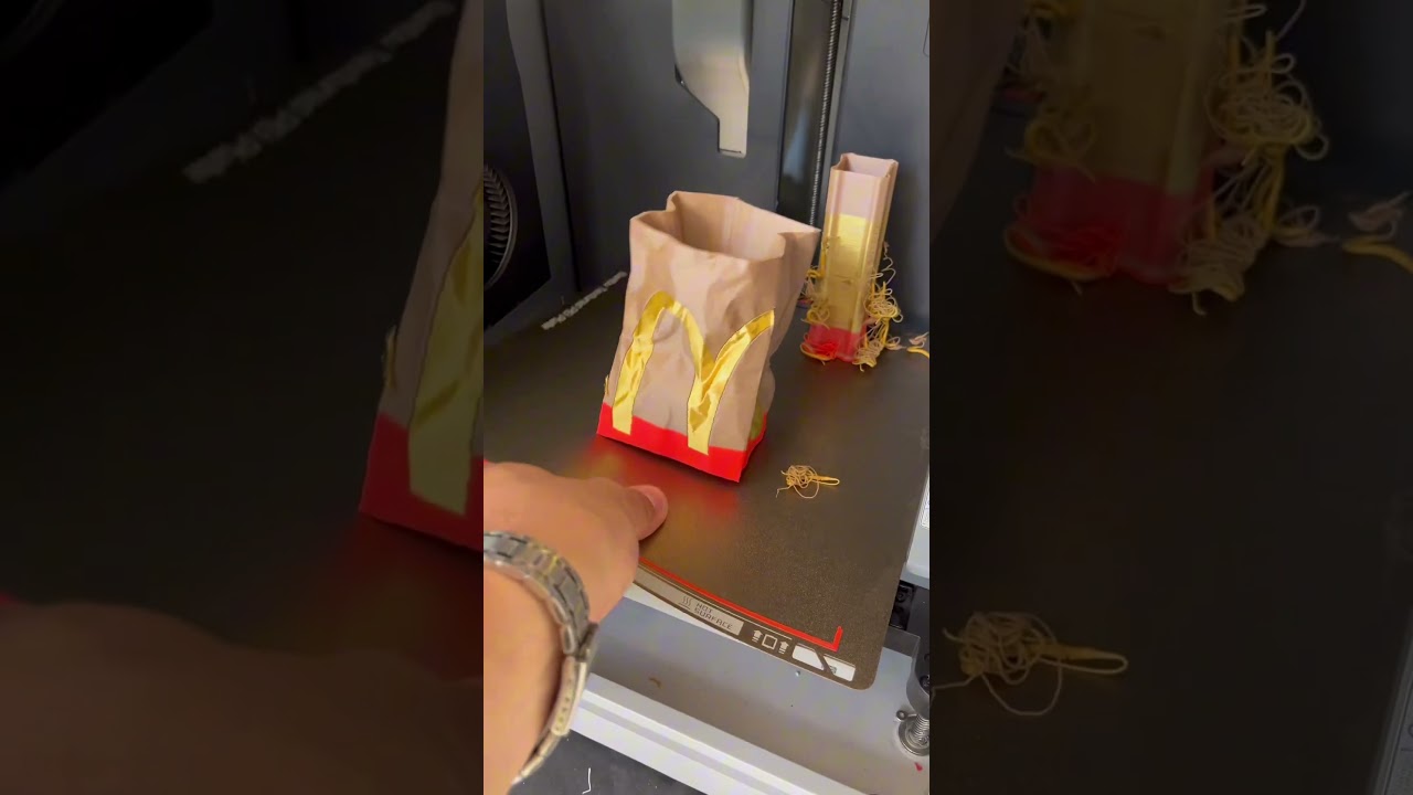 McDonalds premium 😂 #mcdonald #3dprinting #bambulab #viral #visualasmr