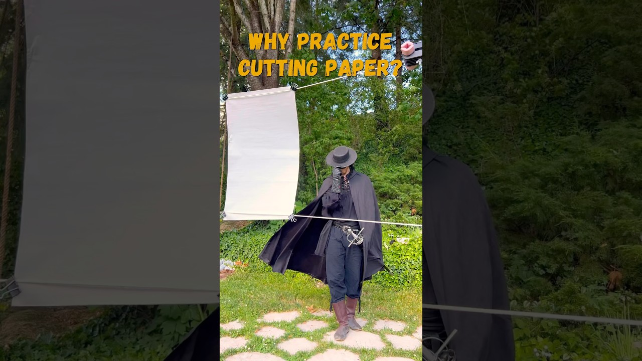 It&rsquo;s all about edge alignment #zorro #rapier #sword