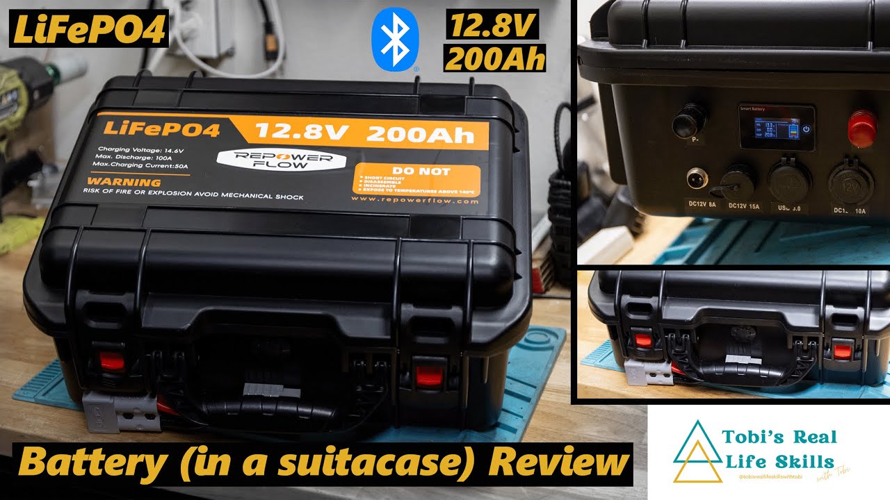 REPOWER Flow 12V 200 Ah LiFePO4 | Battery in a suitcase | Battery Review