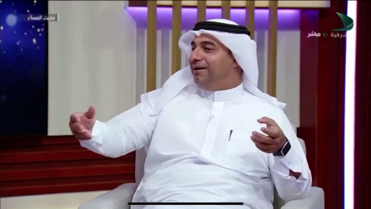 خالد بن جميع الهنداسي قناة الشرقية من كلباء برنامج حديث المساء أهمية التراث التراث والحفاظ عليه.