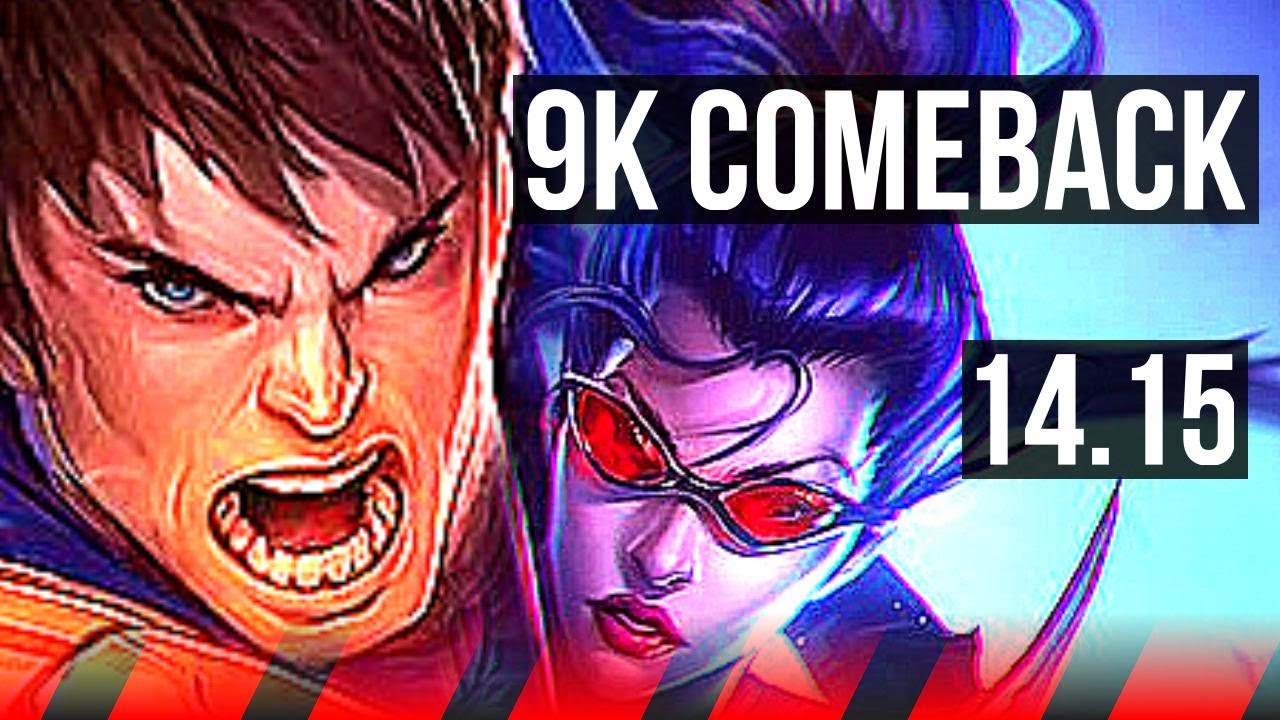 GAREN vs VAYNE (TOP) | 9k comeback, 700+ games | NA Grandmaster | 14.15