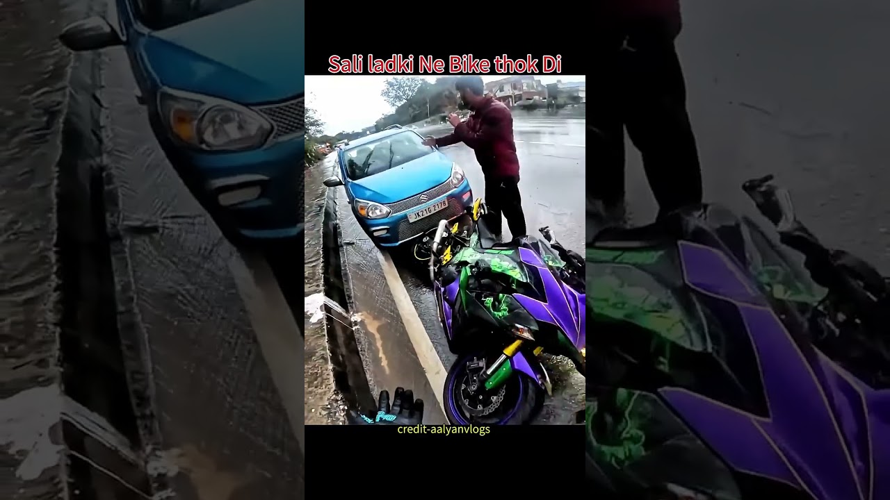 my new  Kawasaki Ninja 1000  crash🥺🥺🥺#1millionviews