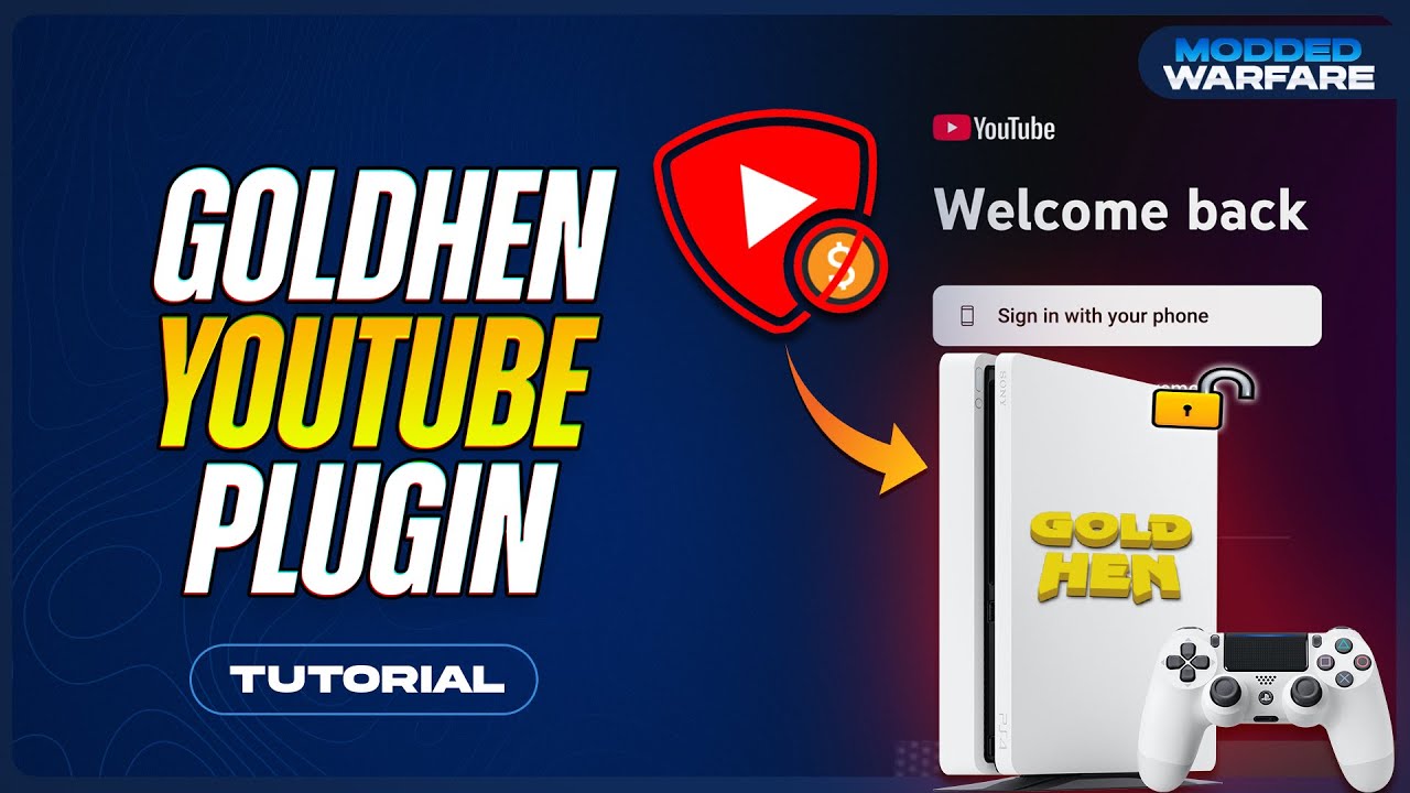 Преобразите приложение YouTube на PS4 с помощью этого плагина GoldHEN!