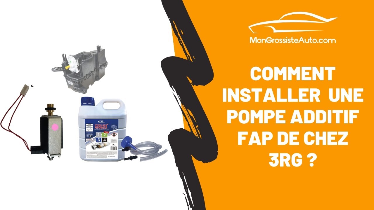 Comment installer une pompe additif FAP de chez 3RG ?