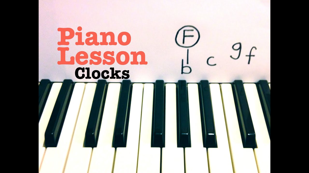 Clocks ★ Piano Lesson (SUPER EASY) ★ Coldplay     ★    (Todd Downing)
