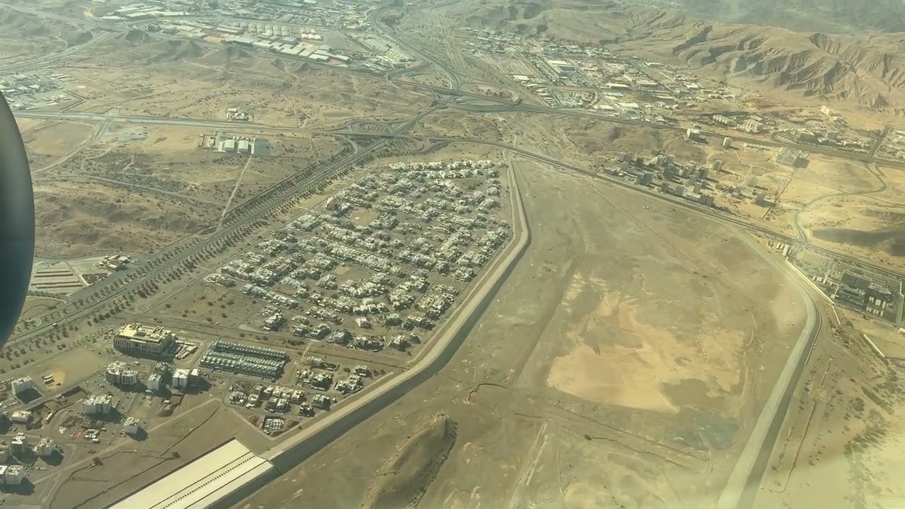 オマーン🇴🇲マスカット→バンコク便離陸の様子