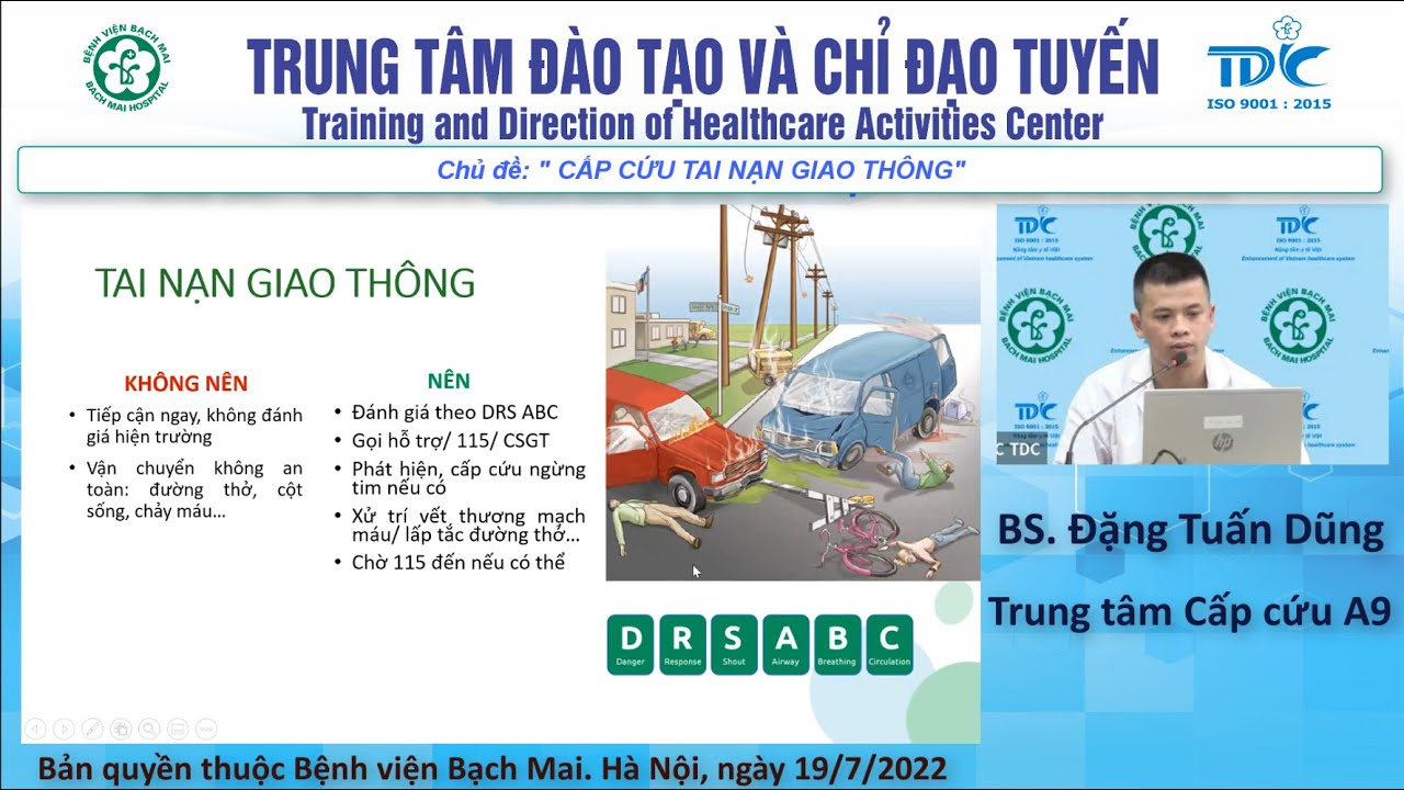 Cấp cứu tai nạn giao thông - Bs. Đặng Tuấn Dũng