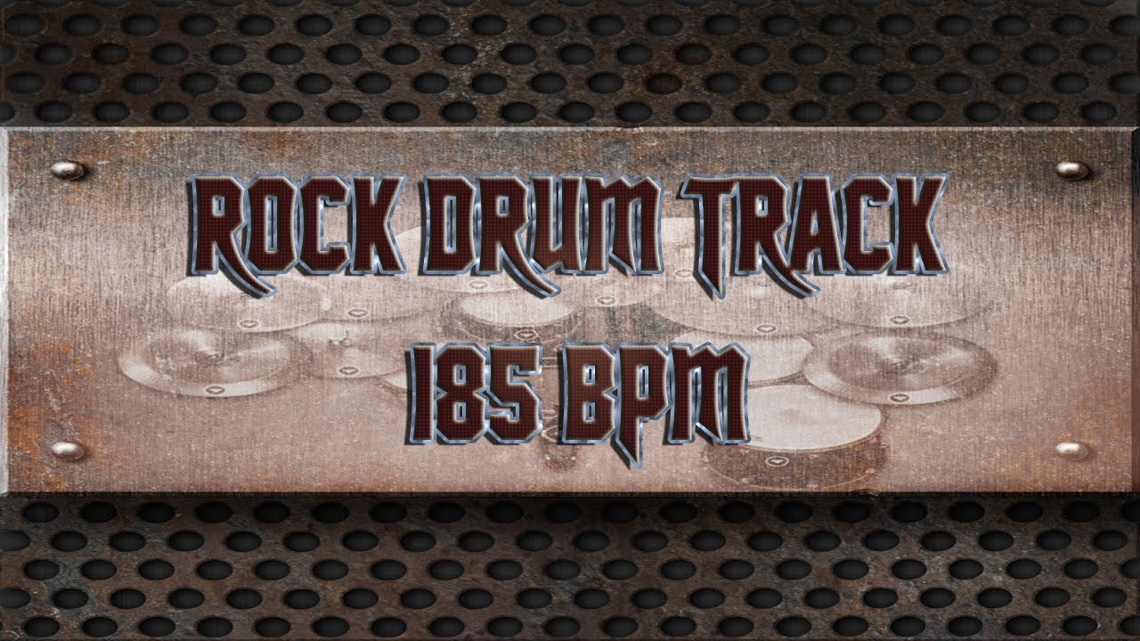 Angry Rock Drum Track 185 BPM | Preset 2.0 (HQ,HD)